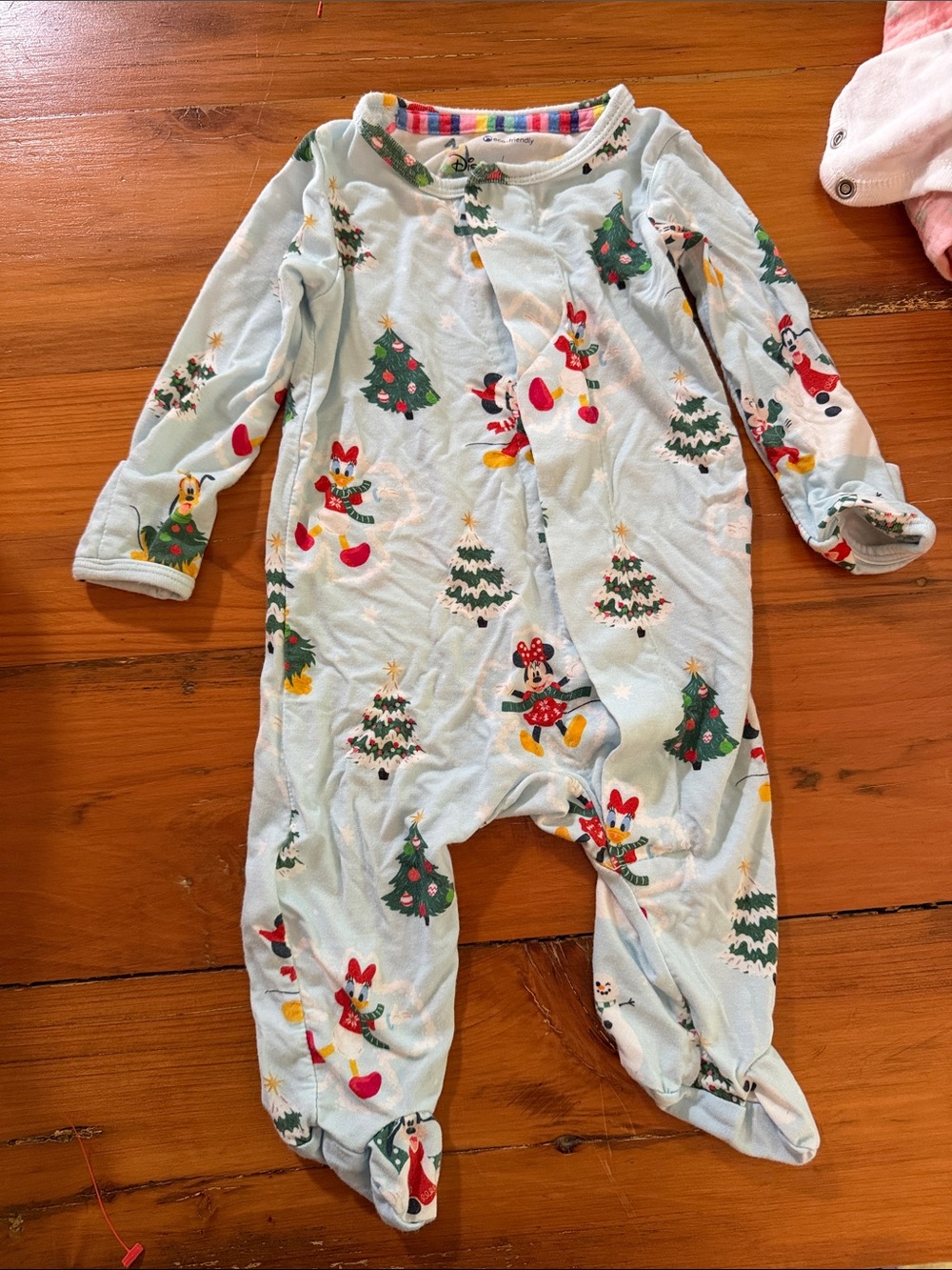 Magnetic Me Light Blue Holiday Character Footed One-Piece